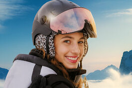 CP Coya+ Skihelm met vizier dames