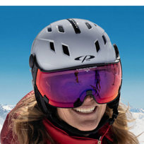 Skihelm met Vizier Dames