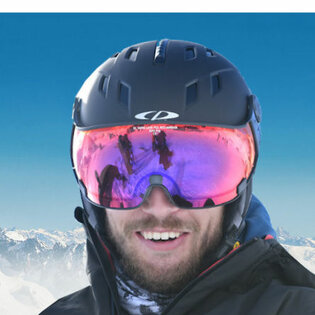 Skihelm met Vizier Unisex