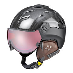 Skihelm met vizier heren