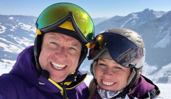 CP ski helmet with visor – Tom Coronel Paulien Zwart – best ski helmet for glasses wearers