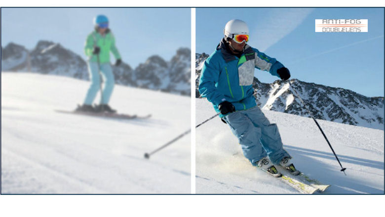 CP skihelm visier anti fog - Nebelstopp Beschichtung