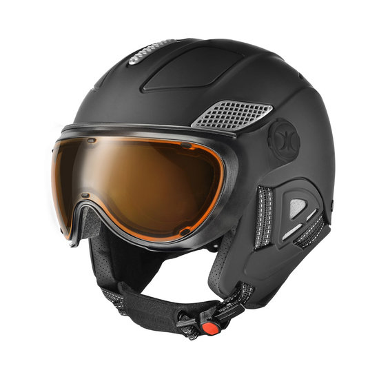 Skihelm Slokker Raider Pro Black Photochromic Polarized Vizier slokker kopen in de aanbieding