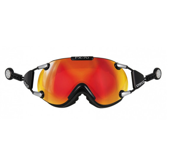 Skibril Casco fx-70 carbonic - Zwart - mirror cat. 2 - (☁/☀)