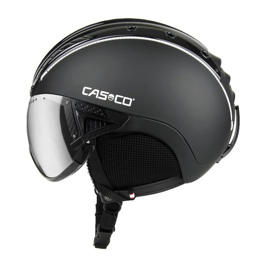 Skihelm Casco SP-2 Vizier - Zwart - met meekleurend Vautron vizier