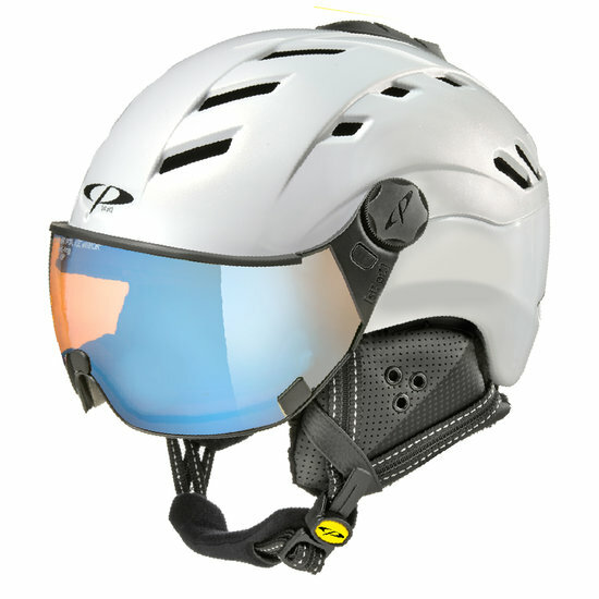 CP Camurai skihelm wit - meekleurend & polariserend vizier - keuze uit 6 stuks!