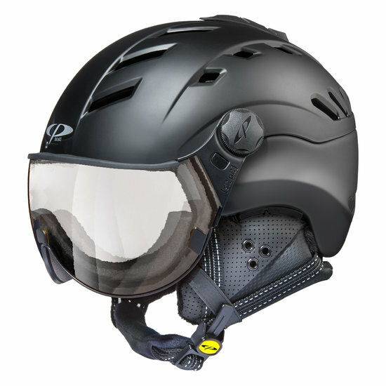 CP Camurai skihelm zwart - meekleurend vizier - kies uit 7 soorten !