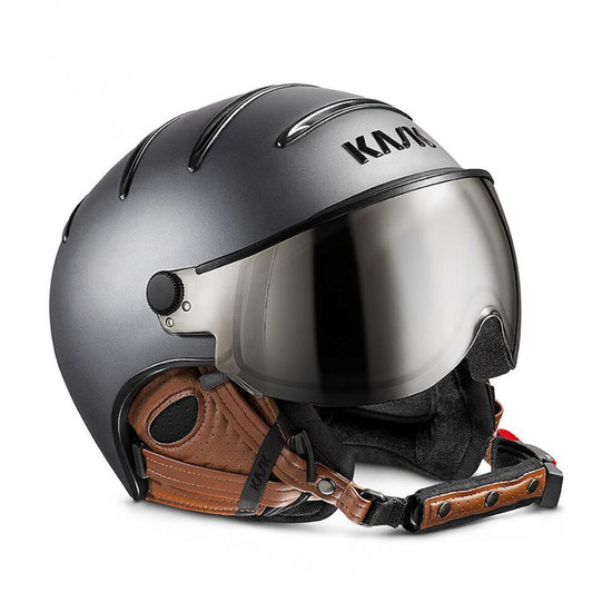 Skihelm Met Vizier Kask Class Matt Antracite Brown kask kopen in de aanbieding