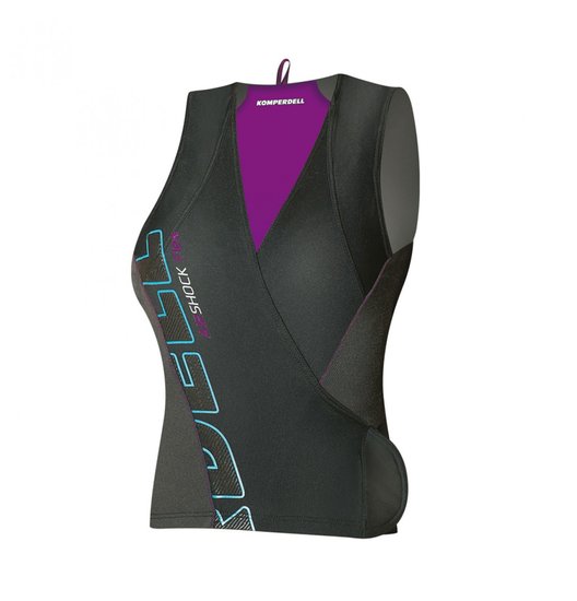 Komperdell Airshock Flex Top Rugbeschermer Dames Zwart Paars komperdell kopen in de aanbieding Komperdell Airshock Flex Top Rugbeschermer Dames Zwart Paars komperdell kopen in de aanbieding
