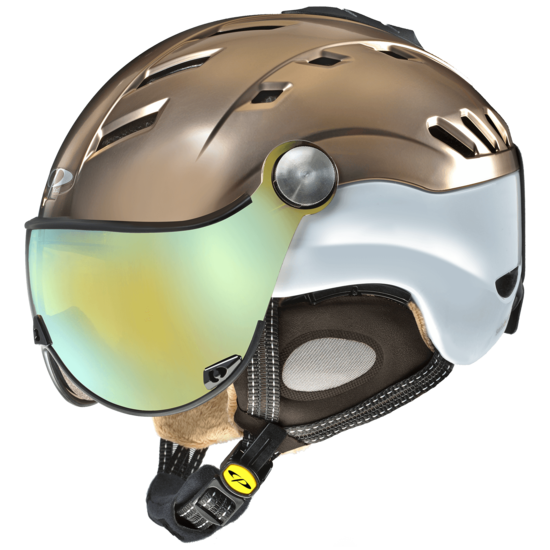 Skihelm Cp Camurai Crs Bronce Satin Wit Shiny Dl Meekleurend Multicolour Mirror Vizier Cat2 3 cp kopen in de aanbieding Skihelm Cp Camurai Crs Bronce Satin Wit Shiny Dl Meekleurend Multicolour Mirror Vizier Cat2 3 cp kopen in de aanbieding