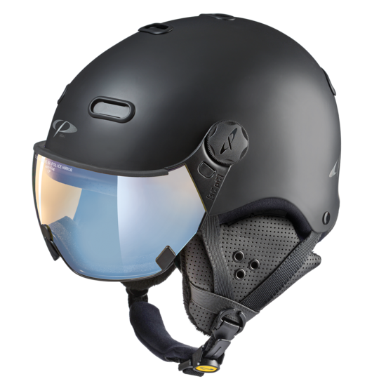 Cp Skihelm Met Vizier Carachillo Zwart Meekleurend En Polariserend cp kopen in de aanbieding