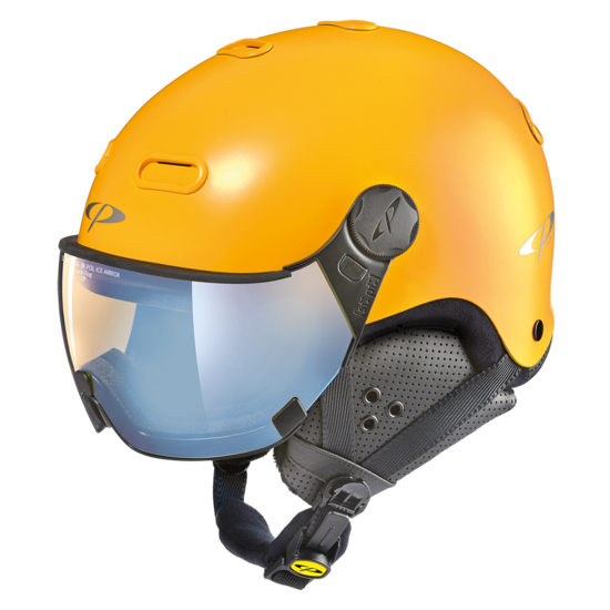 CP Carachillo Skihelm met Meekleurend Polarizerend Vizier - ☁/❄/☀ - Snowboard helm Geel thumbnail