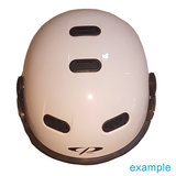 carachillo XS skihelm met vizier achterkant detail 2