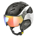 12127_Cp_Camurai_skihelm_vizier_carbon_wit_vario