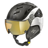 12130_Cp_Camurai_skihelm_vizier_carbon_wit_vario