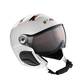 kask chrome white pink gold skihelm met vizier photochromic