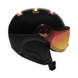 kask chrome black pink  skihelm met vizier photochromic