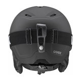 Uvex Skihelm met Vizier - Heyya Pro Set zwart- achter