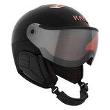 kask chrome black pink  skihelm met vizier photochromic