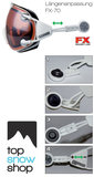 lengteverstelling casco fx70 skibril - topsnowshop 5078