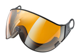 CP 01 Skihelm Vizier Los - Orange Silver Mirror Cat. 2 (☁/☀) - Voor CP Skihelmen