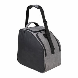 Skischoenen Tas & Skihelm tas in één zwart-grijs