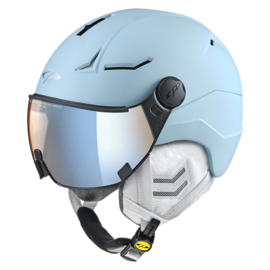 CP Coya+ Cashmere Skihelm met Vizier blauw | Extra veilig! | Meekleurend & Polariserend vizier