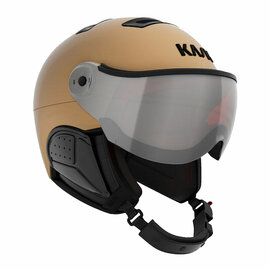 Kask Treasure Gold - Skihelm met Vizier - Spiegel Vizier (☀) Cat.3