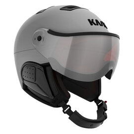 Kask Treasure Silver - Skihelm met Vizier - Spiegel Vizier (☀) Cat.3