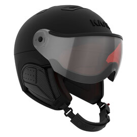 Kask Shadow Zwart - Skihelm met Vizier - Meekleurend Vizier (☁/❄/☀) Cat.1-2