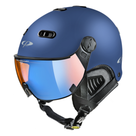 CP Carachillo blauw skihelm - meekleurend & polariserend Vizier (4 Keuzes)