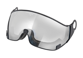 CP 80 Skihelm Vizier Los - Clear Silver Mirror Cat. 2 (☁/☀) - Voor CP Carachillo XS Skihelm