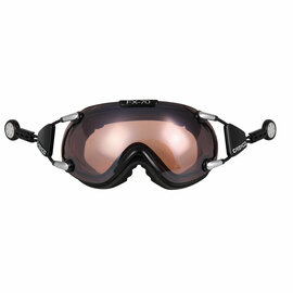 Skibril Casco fx-70 vautron  - Zwart - photochromic cat. 1-3 -(☁/❄)