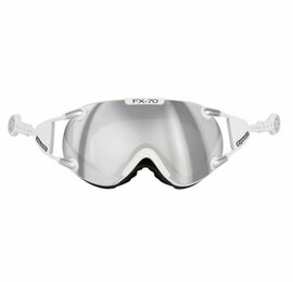Skibril Casco fx-70 carbonic  - Wit - mirror cat. 2 - (☁/☀)