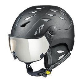 CP Cuma Cashmere skihelm zwart - meekleurend vizier (7 Keuzes)