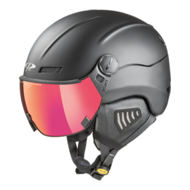 CP New Camurai skihelm zwart - meekleurend & polariserend vizier - kies uit 2 soorten !