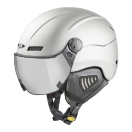 CP New Camurai skihelm wit - meekleurend vizier - kies uit 2 soorten ! 