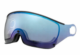 Mango Skihelm Vizier Meekleurend - flash blue mirror cat. 1-2 (☁/❄/☀)