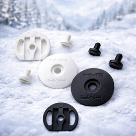 HMR Skihelm Vizier - Schroefset zwart of wit - Past op HMR Skihelmen