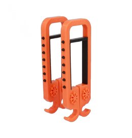 Skibat Draagsysteem voor Ski & Stokken Oranje