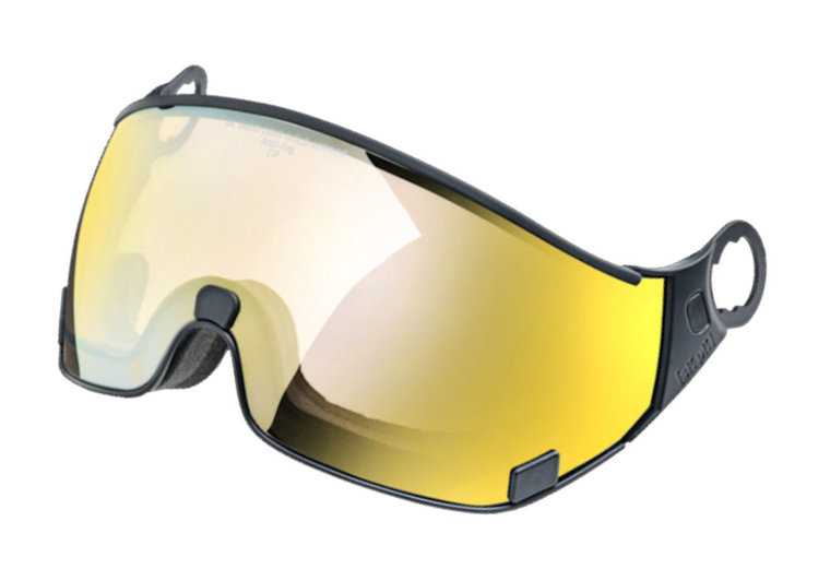 CP 30 Skihelm Vizier Meekleurend Los - DL Vario Lens Gold Mirror Cat. 1-2 (☁/❄/☀) - Voor CP Skihelmen