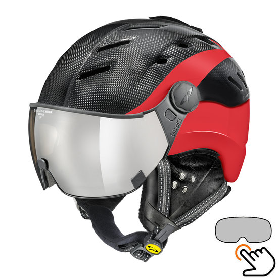 11723_Cp_Camurai_skihelm_vizier_carbon_rood_vario