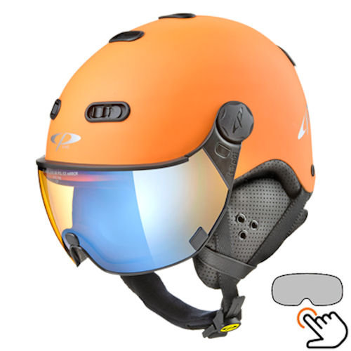 70326_cp carachillo skihelm met vizier oranje