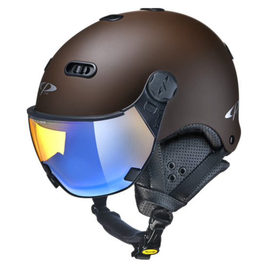 CP Carachillo bruin skihelm - meekleurend & polariserend Vizier (3 Keuzes)