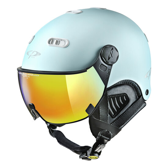 CP Carachillo blauw skihelm - meekleurend & polariserend Vizier (3 Keuzes)