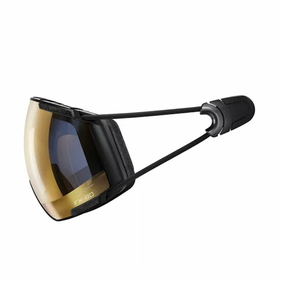 Casco FX-80 Vautron+ zwart skibril - Magnetic link - Meekleurend (Photochromic) cat. 1-3 (❄/☁/☀) & Polariserend afbeelding
