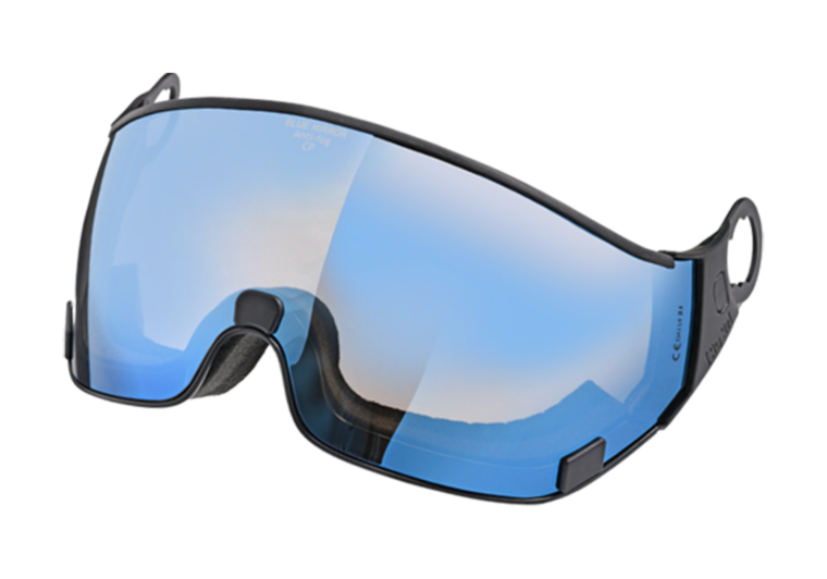 CP 82 Skihelm Vizier Los - Blue Mirror (☁/❄) Cat. 1 - Voor CP Carachillo XS Skihelm