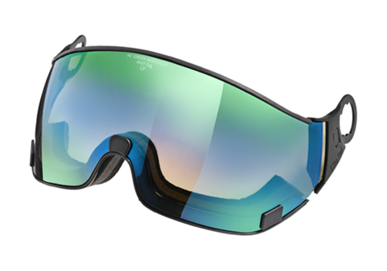 CP 22 Skihelm Vizier Los - Dl Vario Mc Green Mirror (☁/❄)  Cat. 1 - Voor CP Skihelmen