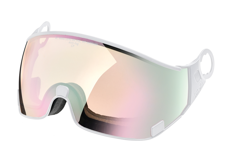 CP 50 Skihelm Vizier Meekleurend Los - DL Vario Lens Water Pink Mirror Cat. 1-2 (☁/❄/☀) - Voor CP Skihelmen afbeelding