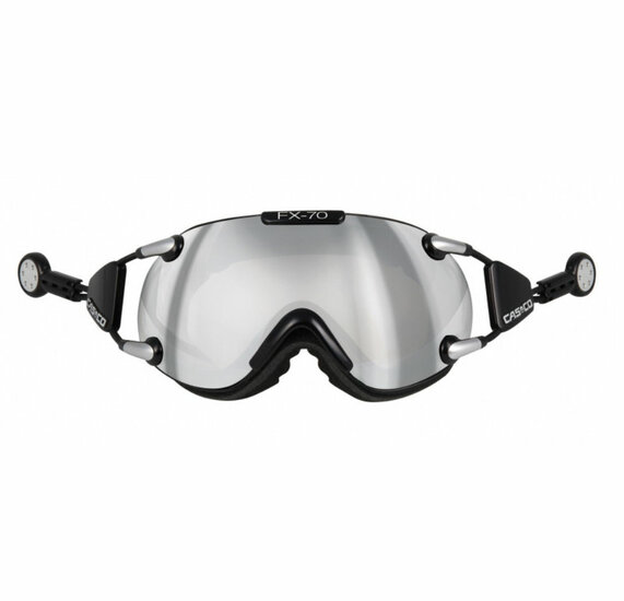 Skibril Casco fx-70 carbonic - Zwart - mirror cat. 2 - (☁/☀) afbeelding